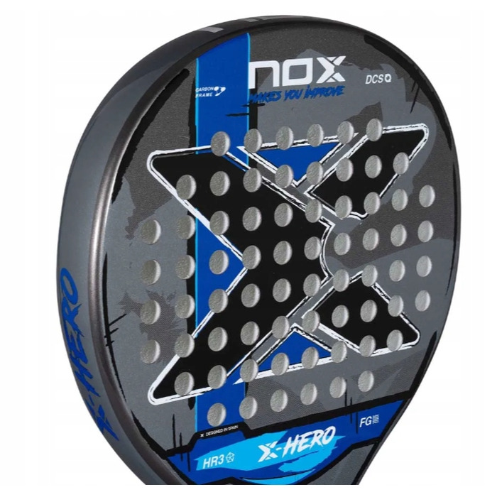 Ракетка для падел-тенісу Nox X-Hero Blue — легка, для початківців, синя
