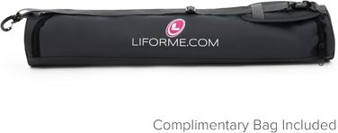 Йога-пад Liforme Grateful Pink – екологічний, нековзний килимок для колін, ліктів та долонь, біорозкладний, з унікальною системою вирівнювання