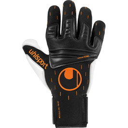 Воротарські рукавички Uhlsport Speed Contact Absolutgrip Reflex для дорослих, чорні/білі/помаранчеві, розмір 10