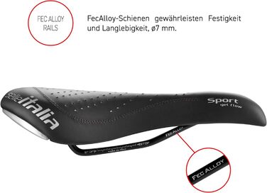 Сідло Selle Italia Sport Gel Flow Schwarz S2 - комфортне сідло для велосипеда