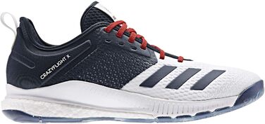 Волейбольне взуття Adidas Crazyflight USAV Low - біло-синьо-червоне, 39 1/3 EU
