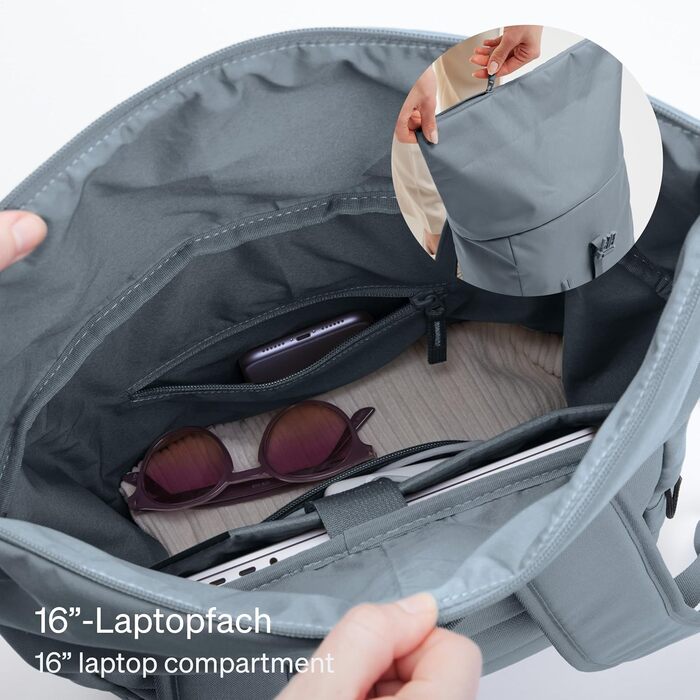 Рюкзак GOT BAG Rolltop Easy з океанічного пластику, водостійкий, для ноутбука 16”, 31 л