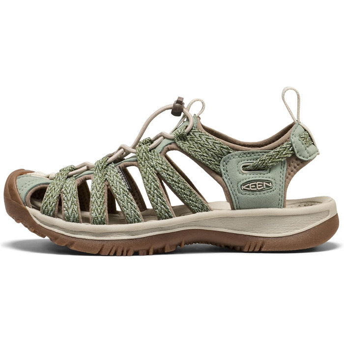 KEEN Whisper Sportsandalen - жіночі спортивні сандалі з закритим носком (40 EU, Lily Pad)