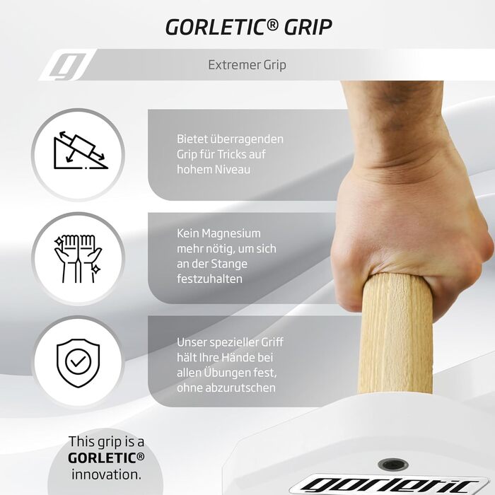 Преміальні бруси LowFit PRO Gorletic для калістеніки та гімнастики, магнітні, компактні, білі, тестовані атлетами