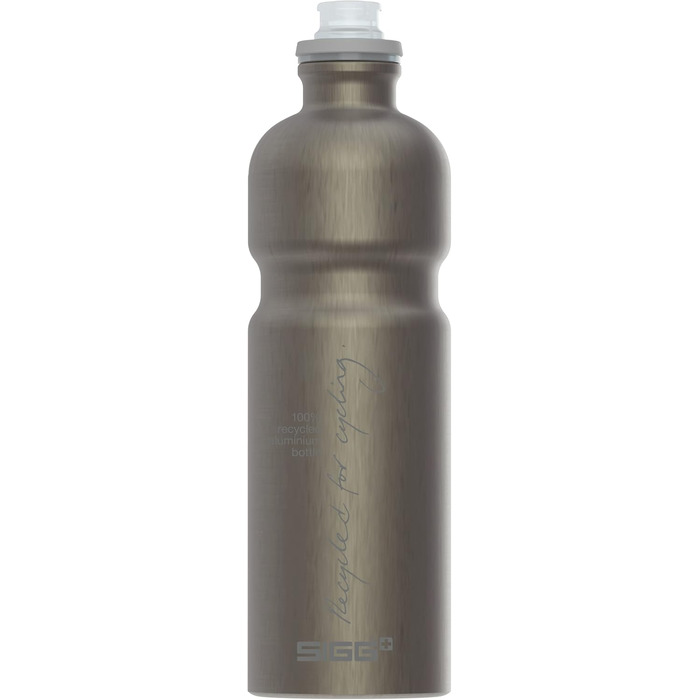 Пляшка для води SIGG Alu Sport 0,75 л, легка, BPA-free, сертифікат KlimaPartner, Швейцарія, колір «Geräucherte Perle»