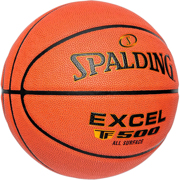 Баскетбольний м'яч Spalding Excel TF-500 для залу та вулиці, офіційний розмір 7 (29,5 дюйма)