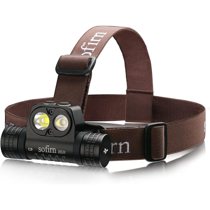 Sofirn HS20 - LED налобний ліхтар 2700 люмен, перезаряджуваний, з двома світлодіодами, 5 режимів яскравості, для кемпінгу, бігу, HS20 Kit