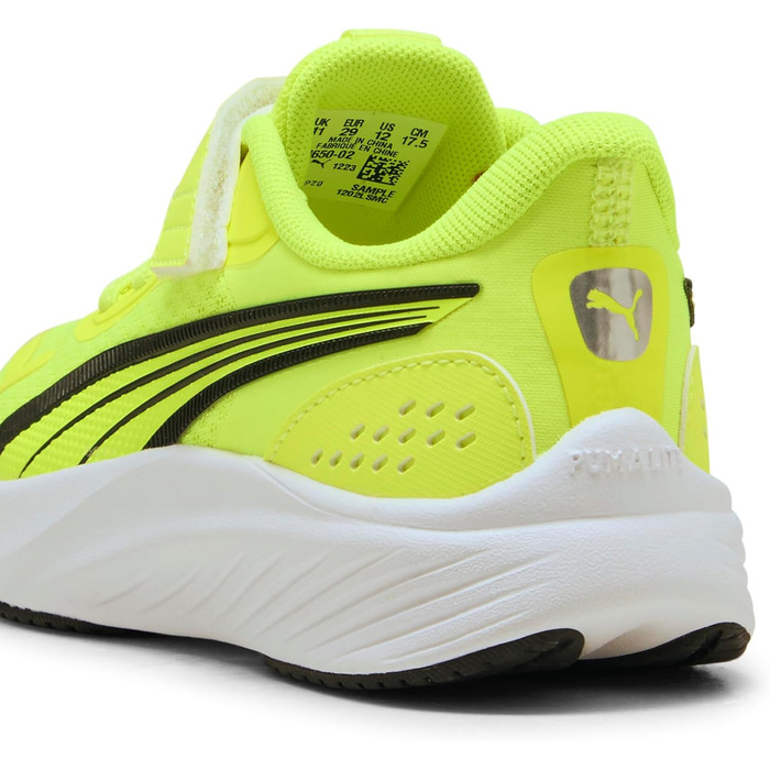 Дитячі кросівки PUMA Pounce Lite Ac+ PS, 28 EU, жовтого та чорного кольорів