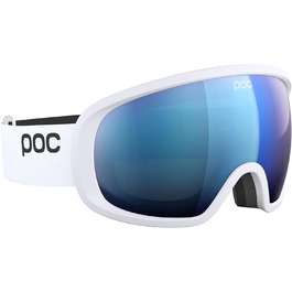 POC Fovea – лижна та сноуборд маска з повним UV-захистом, інноваційним покриттям, біло-блакитна, чітке бачення за будь-якої погоди