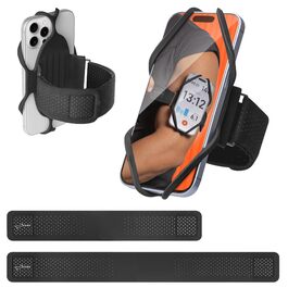 Спортивний браслет Bone Run Tie 3 для бігу, зручний кріплення на руку, силікон, двошаровий, для iPhone 4.7-7.2 дюймів (S & L)