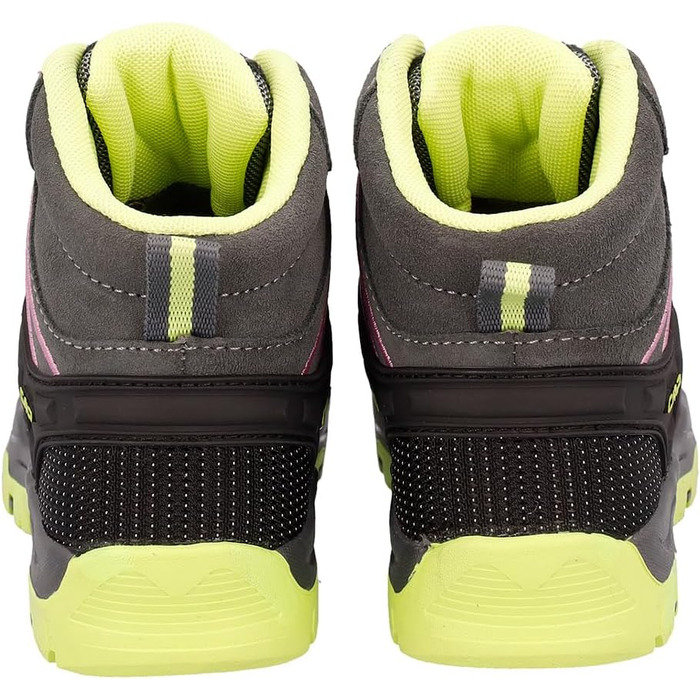 Дитячі трекінгові черевики CMP Rigel Mid Wp для хлопчиків та дівчаток, сірий та рожевий, 30 EU