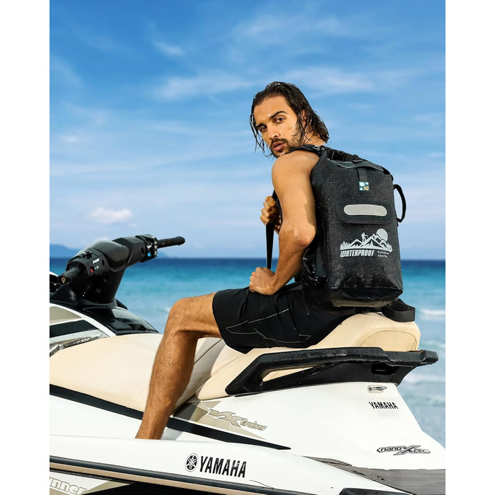 Водонепроникний рюкзак IDRYBAG Dry Bag 40L (плаваючий, чорний)
