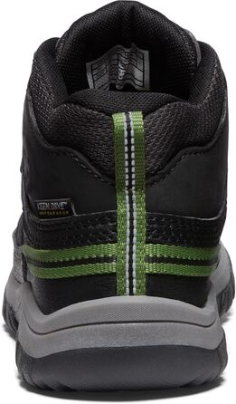 KEEN Targhee Mid WP - водонепроникні трекінгові черевики для жінок та чоловіків (36 EU, Black Campsite)