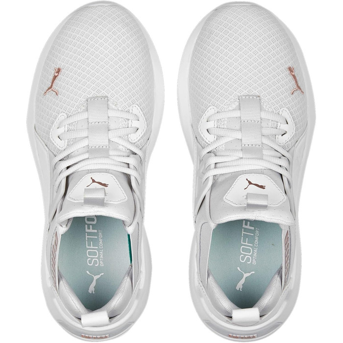 Жіночі кросівки Puma Softride Enzo Nxt для бігу та повсякденного носіння, 39 EU, сірий, рожеве золото, металік