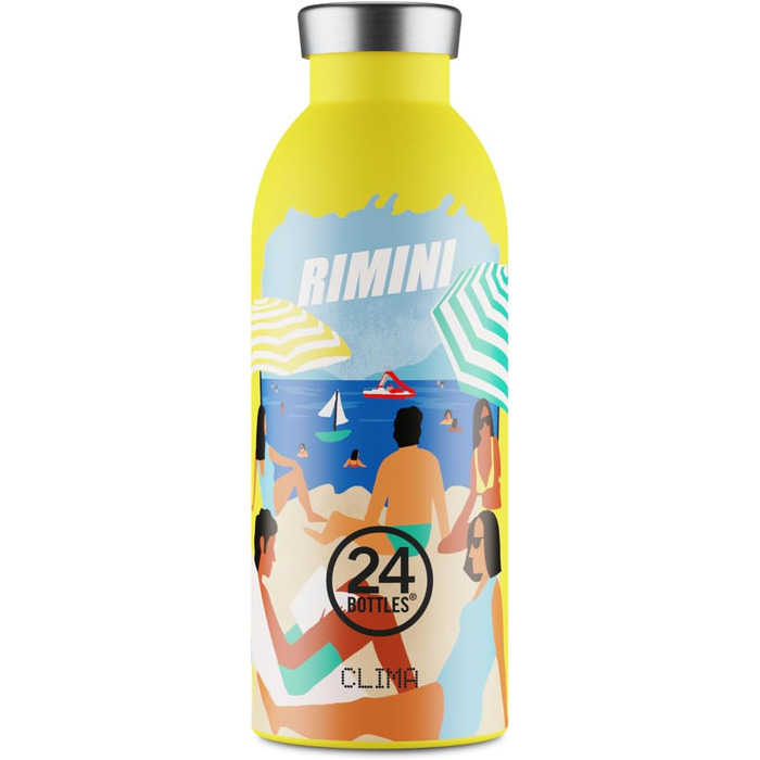 Термос 24BOTTLES Clima Bottle 500 мл, нержавіюча сталь, італійський дизайн, екологічна пляшка для води, 12 годин гаряче, 24 години холодне, герметична