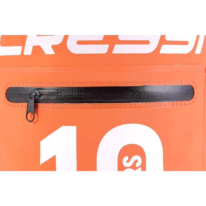 Водонепроникний мішок Cressi Dry Bag для дайвінгу, плавання, риболовлі, водних видів спорту та кемпінгу, оранжевий, 10 л