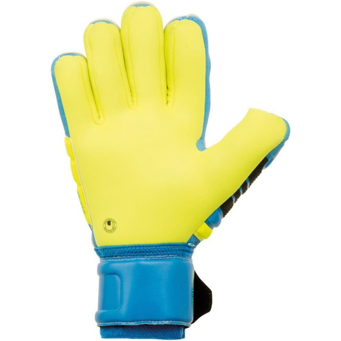 Воротарські рукавички Uhlsport Eliminator Absolutgrip HN 10.5 для дорослих, блакитні/жовті/чорні
