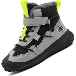 Дитячі зимові черевики Kinder Baumwolle, розмір 28-41, сірий колір