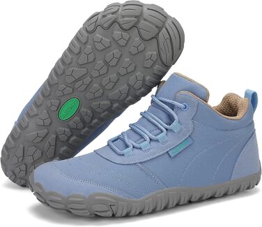 Босиком черевики чоловічі та жіночі, легкі, з нульовим перепадом, для фітнесу, розмір EU 36-48 (EU 38, блакитний)