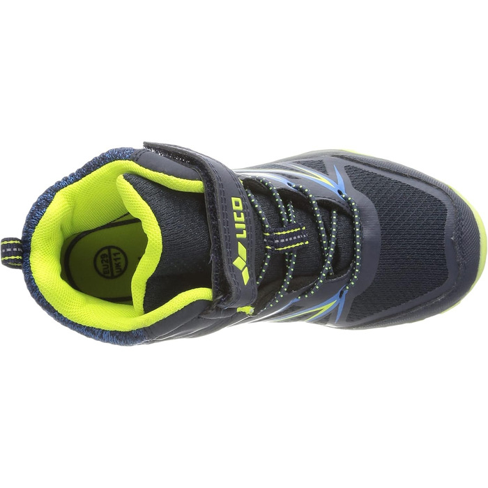 Дитячі кросівки Lico Fernley VsTrail для бігу, унісекс, кольори: морський, рожевий, бірюзовий (26 EU, морський, лимонний, блакитний)