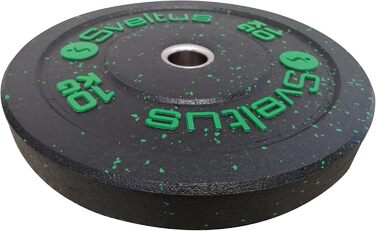 Олімпійський диск Sveltus 10 кг, гумовий, для штанги
