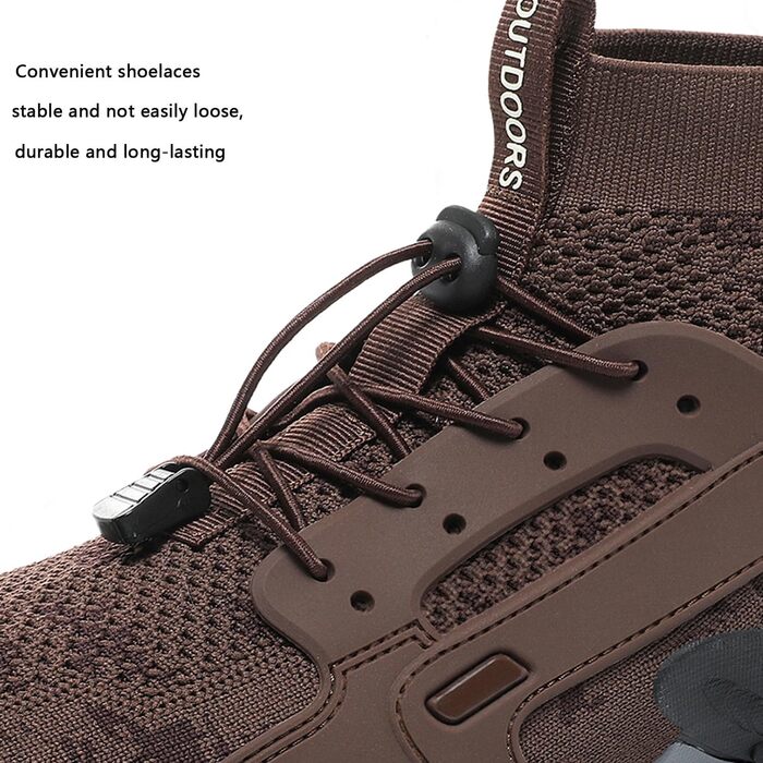 Чоловічі та жіночі трекінгові черевики VTASQ: легкі, дихаючі, антиковзні, для хайкінгу та трейлраннінгу, унісекс, колір: коричневий, розмір EU 40