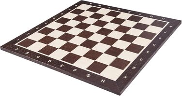 Преміум шаховий набір Square Pro Nr.5 Wenge LUX — дерев'яна дошка, фігури Staunton 5, коробка