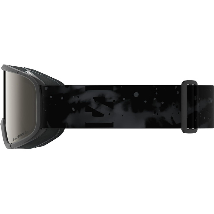 Маска для лиж та сноуборду Salomon Aksium 20 S Unisex, чорна (Black Deep), захисні окуляри для гірських видів спорту