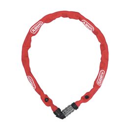Замок ланцюговий ABUS 1200 Web – кодовий замок з 3-значною комбінацією, сталевий ланцюг, легкий велосипедний замок, 60 см, червоний