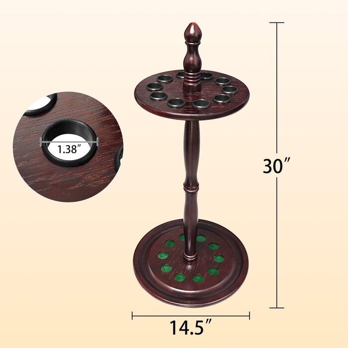 Тримач для бильярдних київ на 10 київ, підлого типу, бордовий