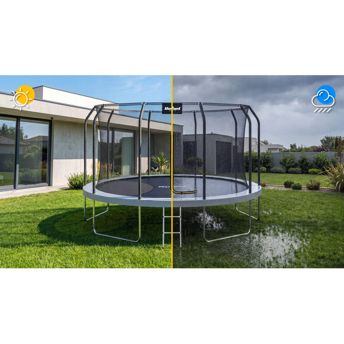 Батут із сіткою Rebel 3,8 см FT 10 (304-312 см) з драбиною