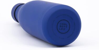 Термос-пляшка з нержавіючої сталі Cool Bottles Vivid Blue 750 мл, тримає холод 36 годин, тепло 18 годин, BPA-free