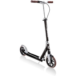Самокат GLOBBER NL 205 Deluxe, 205 мм, ABEC 7, ручне гальмо, регульований, амортизація, складаний, чорний
