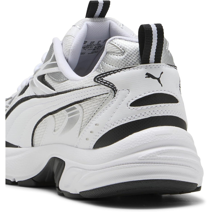 Кросівки Puma Milenio Tech чоловічі білі, чорні, срібні - 47 EU