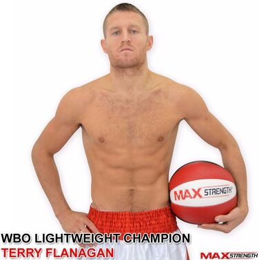 М'яч медичний MAXSTRENGTH з міцної шкіри Maya для фітнесу та гімнастики, 3-15 кг