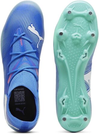 Кросівки для футболу PUMA Future 7 Match Mxsg - 40 EU, Bluemazing/Puma White/Electric Peppermint