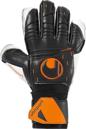 Воротарські рукавички Uhlsport Speed Contact Flex Frame Fingerschutz для дітей та дорослих, з фіксацією пальців і посиленим зчепленням, розмір 10