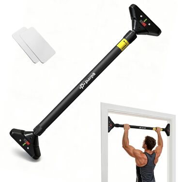 Кімнатна турнік для дверей Klimmzugstange, 74-95 см, для домашніх тренувань, з м'якими ручками