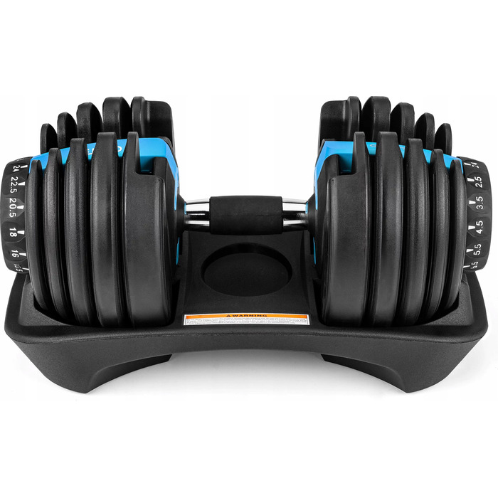 Регульовані гумовані гантелі Gymtek 1 x 24 кг