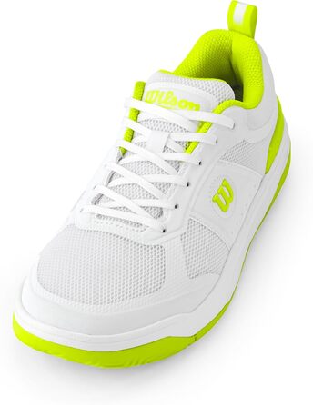 Жіночі кросівки для піклболу Wilson Pickle Pro (38 2/3 EU, білий, безпечний жовтий)