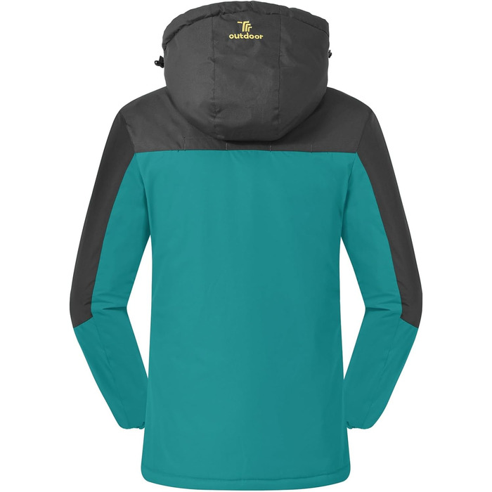 Зимова куртка Rdruko для жінок: водонепроникна, флісова, для сноуборду та гірських прогулянок (Цянь, XXL)