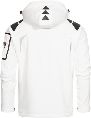 Чоловіча функціональна outdoor куртка Geographical Norway Tangata, біла, розмір M