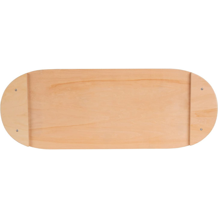 Балансборд дерев'яний для дорослих та дітей: тренування координації, фізіотерапія, серфінг, скейтборд, фітнес, кросфіт, йога. З матом та без. 80x30 см. Натуральне дерево