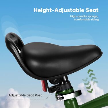 Дитячий велосипед BODIOO 14 дюймів: надійний велосипед для хлопчиків та дівчаток з додатковими колесами, регульованим сидінням та гальмами