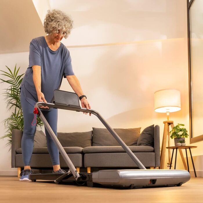 Біговий доріжка Cecotec Faltbare для початківців, LED-дисплей, транспортні ролики, динамік, тримач для пляшок, вимірювач пульсу, чорний