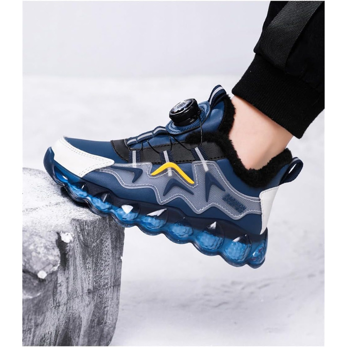 Дитячі зимові черевики Kinder для хлопчиків, неслизькі, трекінгові, теплі, зручні, для вулиці та залу, розмір 37 EU