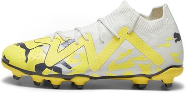 Дитячі футбольні бутси PUMA Future Match Fg/Ag Jr - для гри на природному та штучному покритті (36 EU, кольори Sedate Gray, Asphalt Yellow, Blaze)
