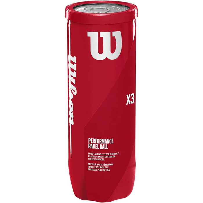 М'ячі для паделу WILSON X3, 3 штуки