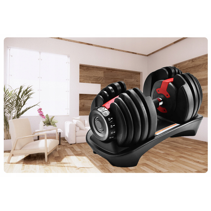 Регульовані гумовані гантелі Eiflex 1 x 24 кг