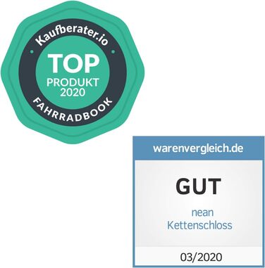 Замок для велосипеда Nean з кодом та високим рівнем безпеки, ланцюговий замок, код-комбінація, посилені сталеві ланки, 6 мм x 900 мм, чорний